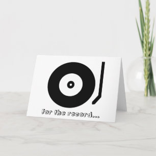 Für den Rekord... Ich Liebe dich! Grußkarte Karte