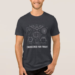 Für den Schrecken gemacht Halloween-T-Shirt Tri-Blend Shirt
