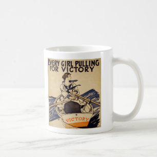 FÜR DEN SIEG ZIEHEN KAFFEETASSE