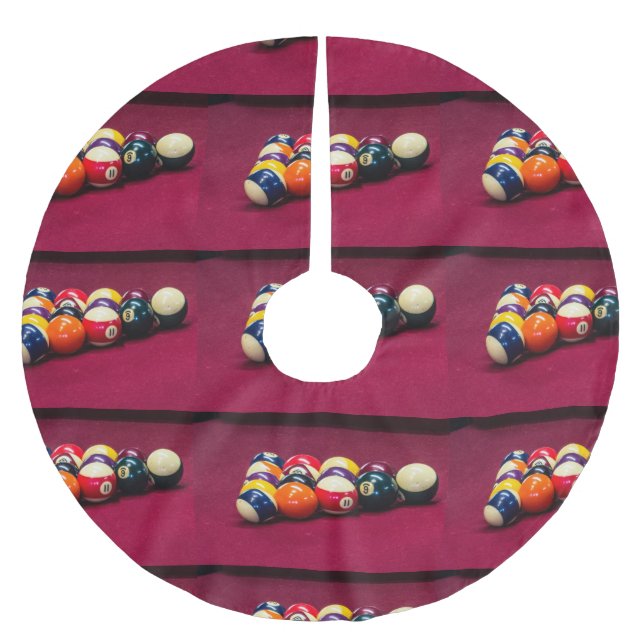 Für den Typ, der fast alles hat Polyester Weihnachtsbaumdecke (Vorderseite)