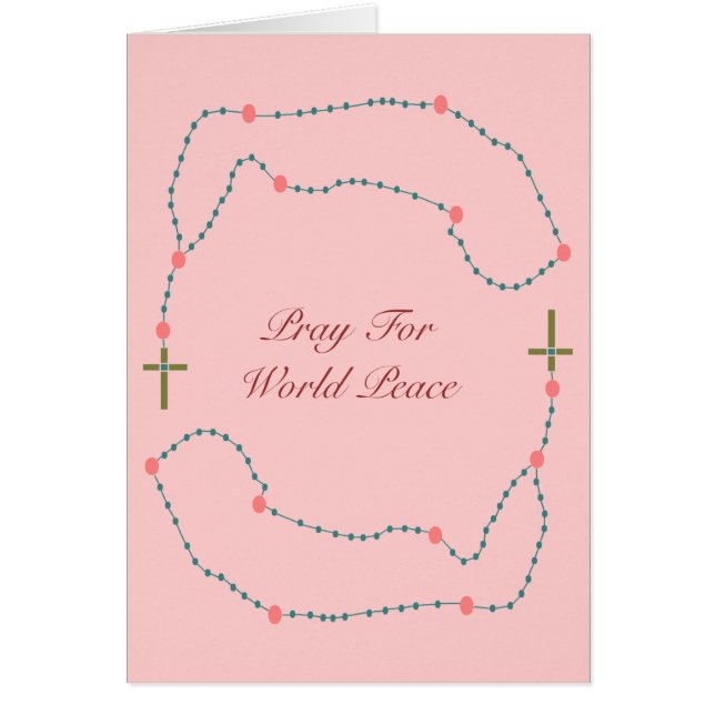 für den Weltfrieden beten (Vorne)