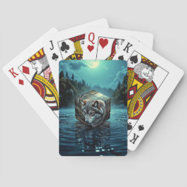 Für den Wolf Lover Spielkarten