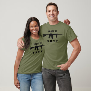 Für den Zeitpunkt der Kurzstreckensekundenwerbung T-Shirt