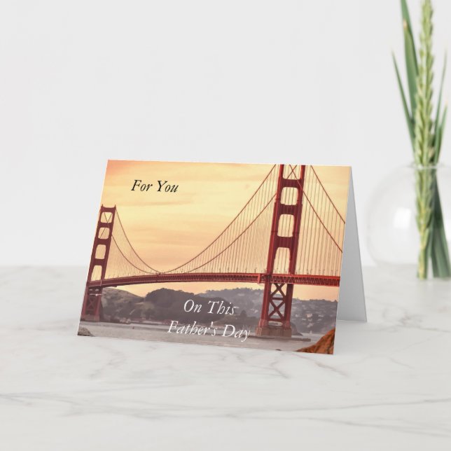 Für dich am heutigen Tag des Vaters Karte (Vorderseite)
