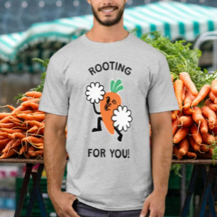 Für dich Da – Karotten Cheerleader T-Shirt