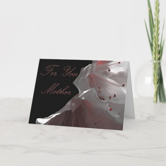Für dich Mutter Karte (Vorderseite)