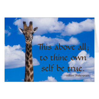 Für dich selbst wahr sein