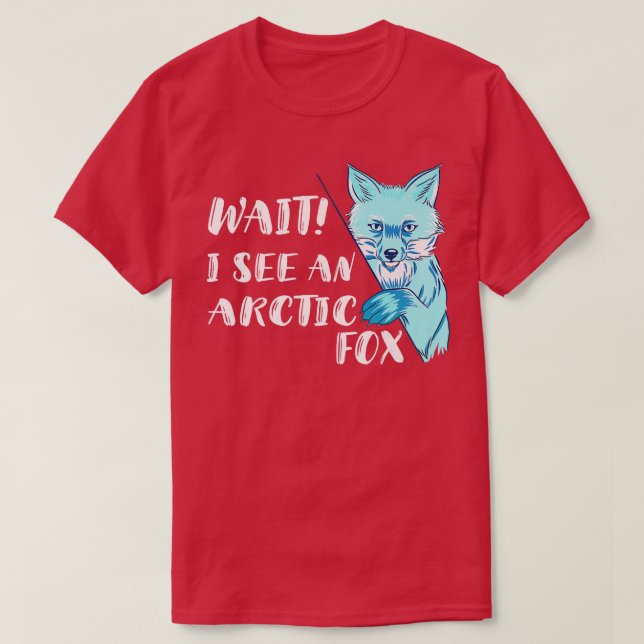 Für die Arktis zum Warten sehe ich das antarktisch T-Shirt (Design vorne)