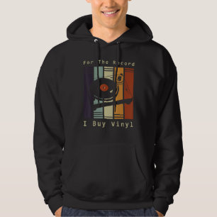 Für die Aufnahme kaufe ich Vinyl Record Retro Play Hoodie