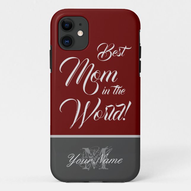 Für die beste Mama der Welt! Case-Mate iPhone Hülle (Rückseite)