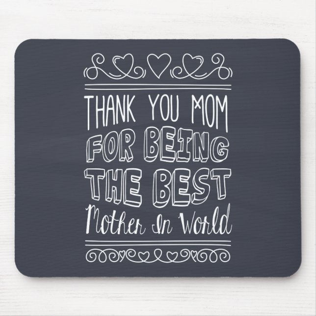 Für die beste Mama der Welt | Mousepad (Vorne)