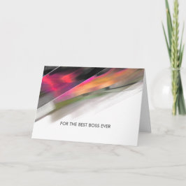 Für die besten Boss-Karten je nach Kundenwunsch Dankeskarte