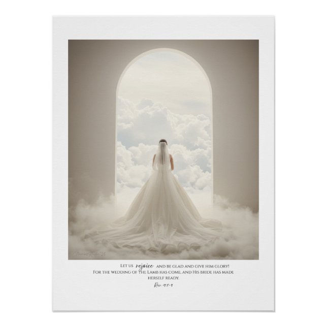 Für die Braut Er Lieben. Glänzend Poster (Vorderseite)