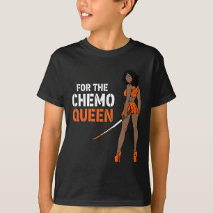 Für die Chemo Königin Leukämie Bewusstsein Melanin T-Shirt