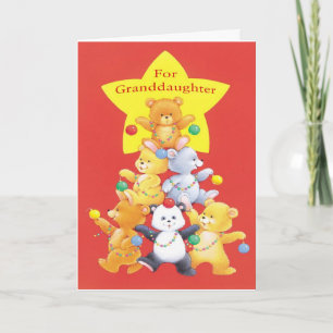 Für die Enkelin Feiertagskarte