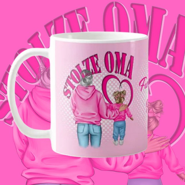 Für die gestohlen Oma Motiv Oma mit Enkelin Tasse (Von Creator hochgeladen)