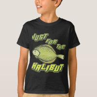 Für die Heilbutt-Fischen-T - Shirts und die