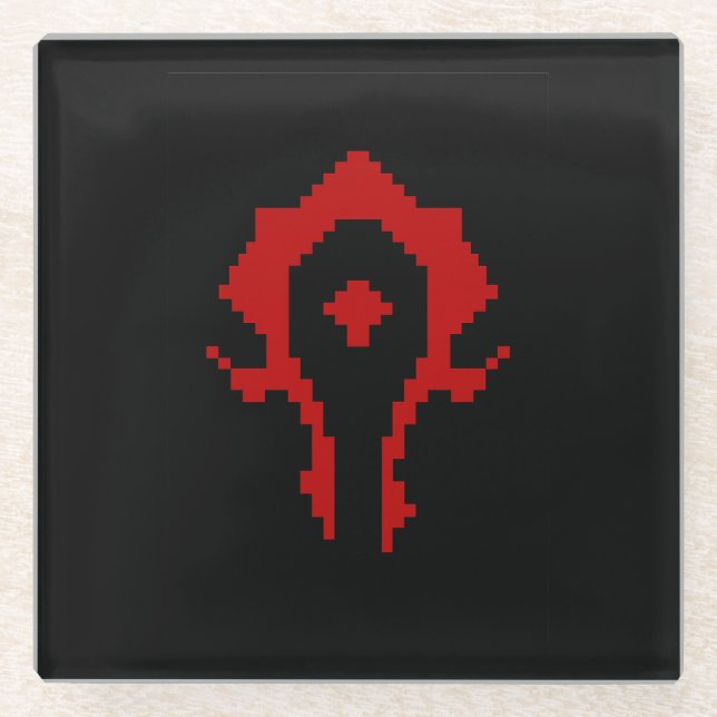 Für die Horde Glasuntersetzer (Vorderseite)