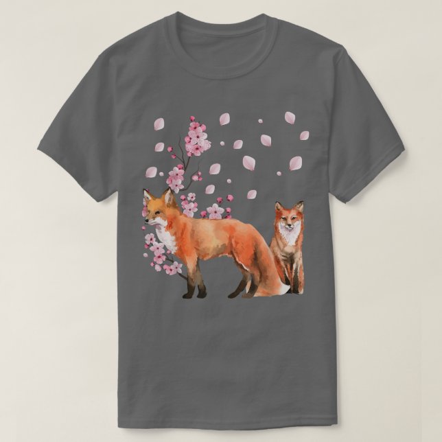 Für die japanische ästhetische Cherry Blossom Blum T-Shirt (Design vorne)