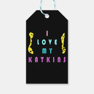 Für die Katze mit Liebe Geschenkanhänger