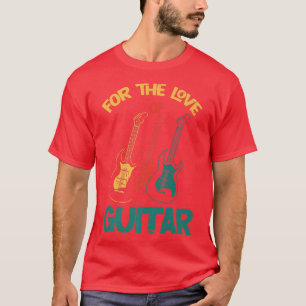 Für die Liebe der Gitarre Retro Premium T-Shirt