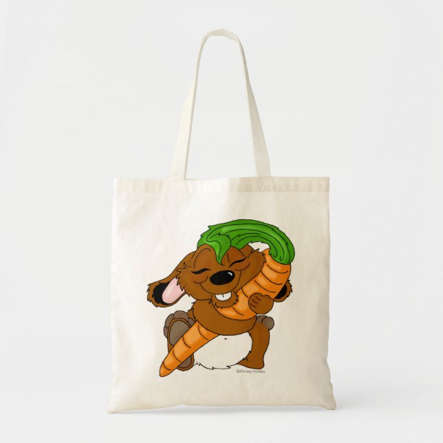 "Für die Liebe der Karotte" Tasche (Vorne)