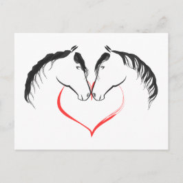 Für die Liebe der Pferde Postkarte