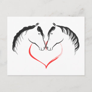 Für die Liebe der Pferde Postkarte