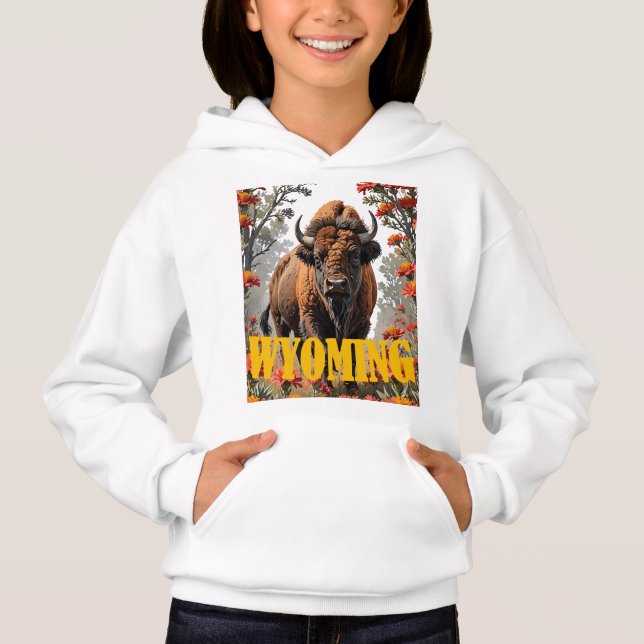 Für die Liebe der Wyoming Hoodie (Vorderseite)