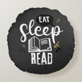 Für die Liebe des Lesens Rundes Kissen