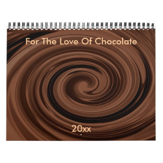 Für die Liebe des Schokoladen-kundengerechten Kalender