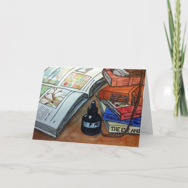 Für die Liebe des Skizzierens Karte (Vorderseite)