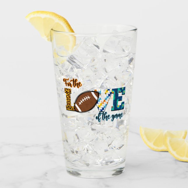 Für die Liebe des Spielfußball-Mama Leopard Glas (Vorderseite Ice)