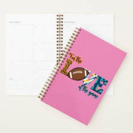 Für die Liebe des Spielfußball-Mama Leopard Planer