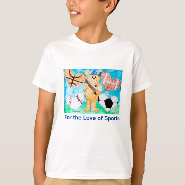 Für die Liebe des Sports - Kinderkunst für CHOC T-Shirt (Vorderseite)