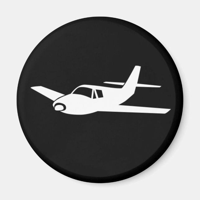 Für die Liebe eines fliegenden einfachen Flugzeugm Magnet (Vorne)