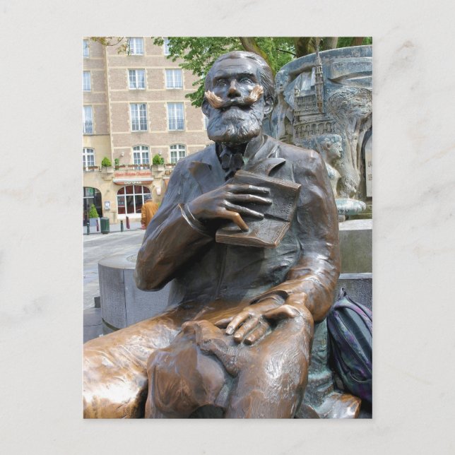 Für die Liebe eines guten Buches - Brüssel, Belgie Postkarte (Vorderseite)