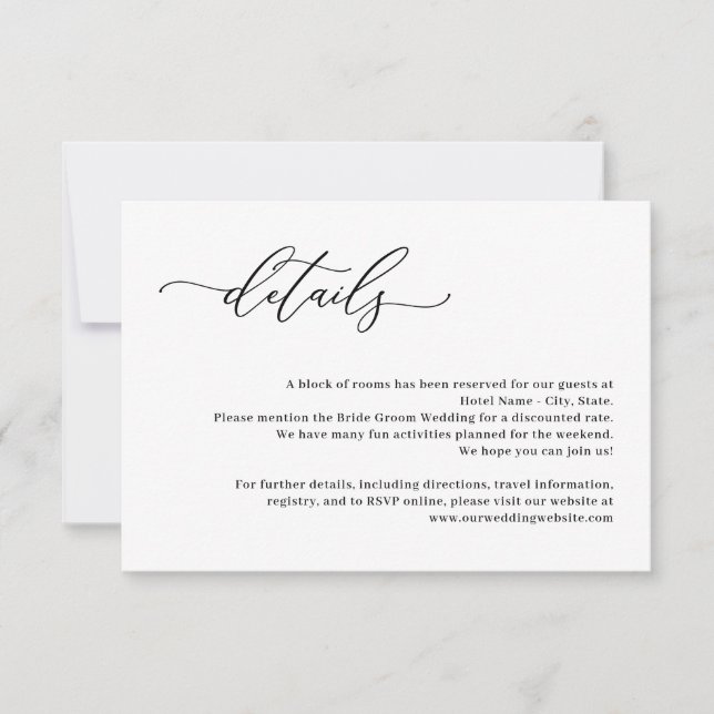 Fur die Liebe FARBIGE Hochzeitskarte Einladung (Vorderseite)