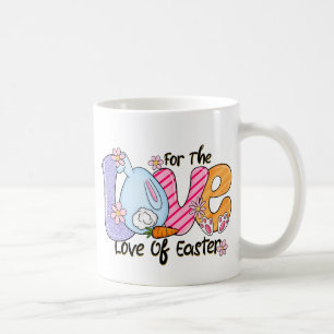 Für die Liebe Ostern - Niedliche Bunny & Eggs Kaffeetasse