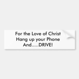 Für die Liebe von ChristHang herauf Ihr PhoneAnd Autoaufkleber