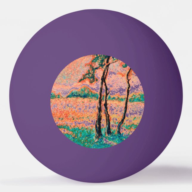 Für die Liebe von Sommerzeit Tischtennisball (Vorderseite)