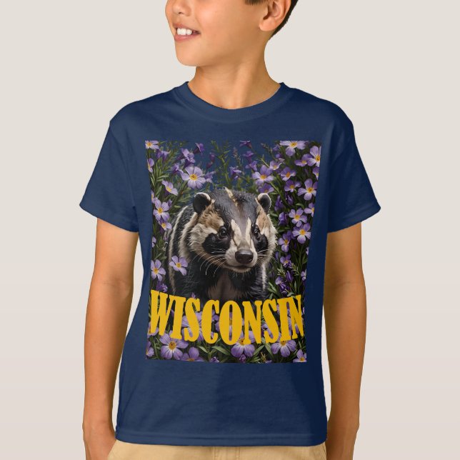 Für die Liebe von Wisconsin T-Shirt (Vorderseite)