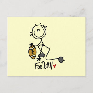 Für die Liebe zum Fußball Postkarte