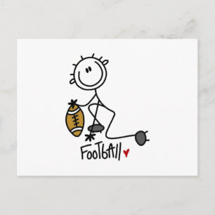 Für die Liebe zum Fußball Postkarte