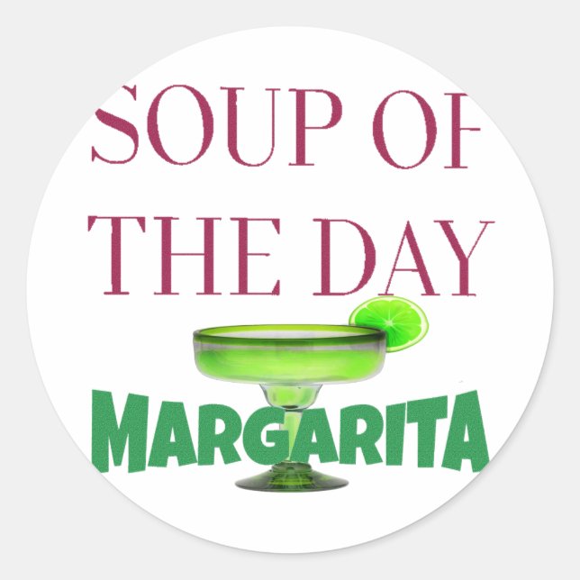 Für die Margarita Runder Aufkleber (Vorderseite)