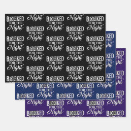 Für die Nacht reserviert Geschenkpapier Set