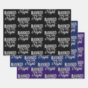 Für die Nacht reserviert Geschenkpapier Set