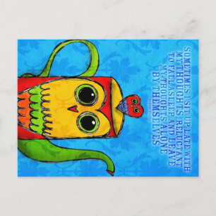 Für die Nachtschwärmer Postkarte