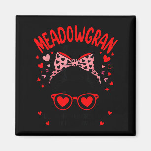 Für die Oma mit Meadowgran Valentinstag Zitat Lieb Magnet