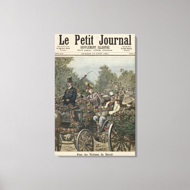 Für die Opfer Leinwanddruck (Vorderseite)